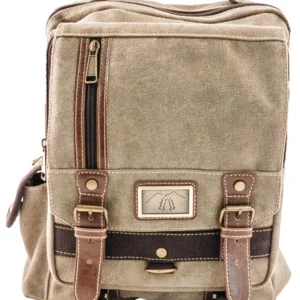 LIGHT BROWN PADDED SLING BAG 14"