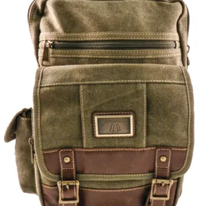 GREEN PADDED SLING BAG 14"