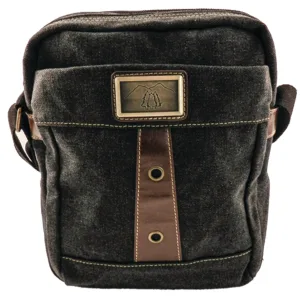 CHARCOAL SHOULDER BAG 11"