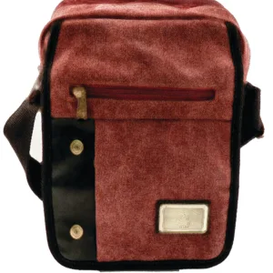 BURGUNDY SHOULDER BAG 12"