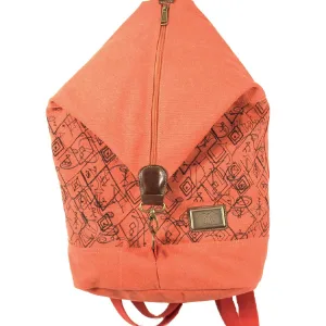 CORAL CANVAS BACKPACK/TOTE 18"