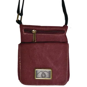 Burgundy Canvas Grab & Go Bag 8.5"