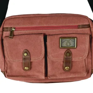 Dusty Rose Canvas Purse - 13"