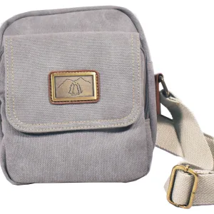 SEA  FOAM CANVAS PURSE 8.5"