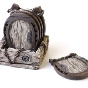 Horseshoe Coaster Set 6.2W