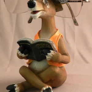 Deer Eye Glass Holder 6"H