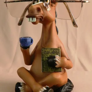 Horse Eye Glass Holder 6"H