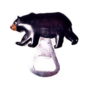 BLACK BEAR BOTTLE OPENER W/MAGNET