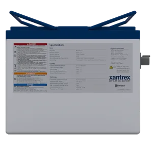 Xantrex 12V 105Ah Group 27 LiFePO4 Lithium Battery with Bluetooth (883-0105-12)