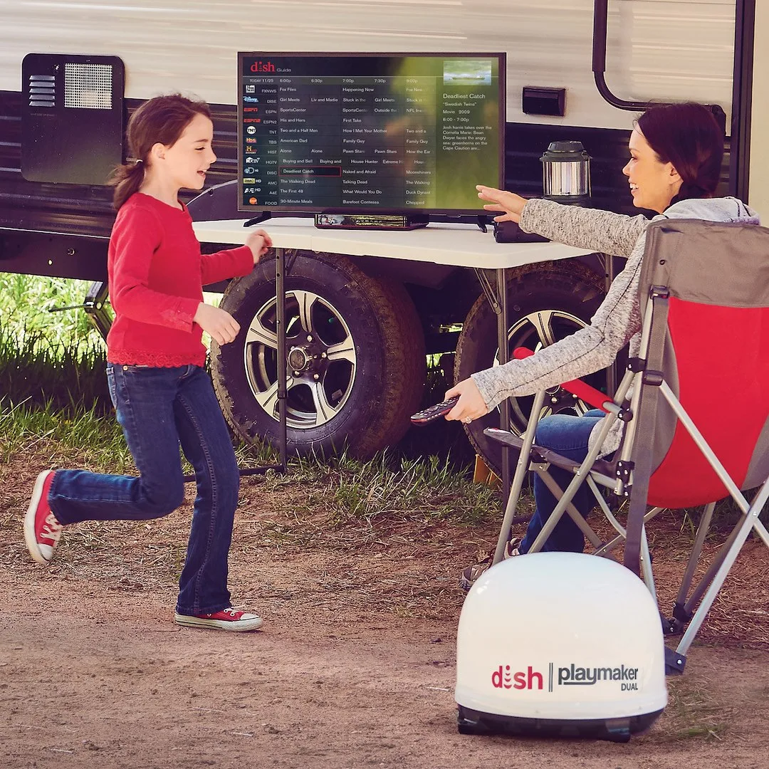 Winegard DISH Playmaker Dual Portable Satellite Antenna, White (PL-8000) - Image 5