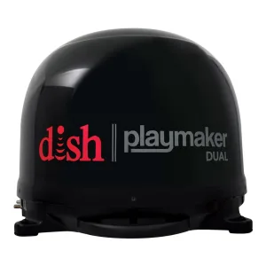 Winegard DISH Playmaker Dual Portable Satellite Antenna, Black (PL-8035)