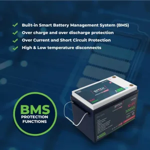 Epoch 12V 300Ah Essential Series Heated & Bluetooth LiFePO4 Battery 08-8765