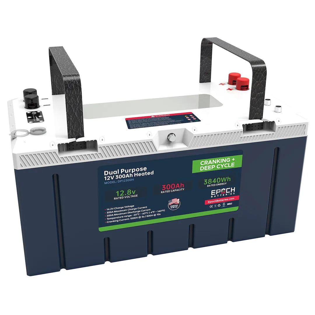 Epoch Essential Series 12V 105Ah Heated & Bluetooth LiFePO4 Battery 08-8767 - Image 2