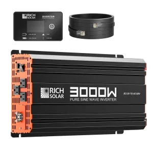 Rich Solar NOVA PURE 3K 3000W 12V Industrial Pure Sine Wave Inverter - 09-9222